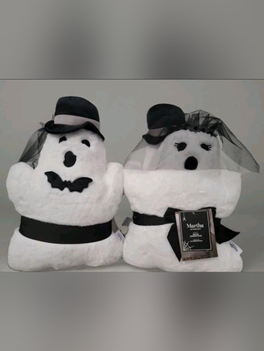2 Pc Halloween Ghost Wedding Couple Martha Stewart